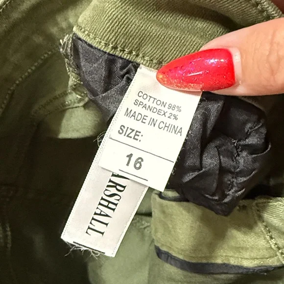 Marshall Boys Olive Green Stretch Jeans - Picture 5 of 7